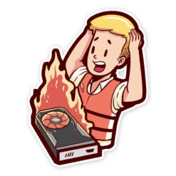 Fire GPU Sticker