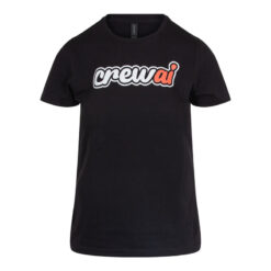 Women's CrewAI Tee (Black)